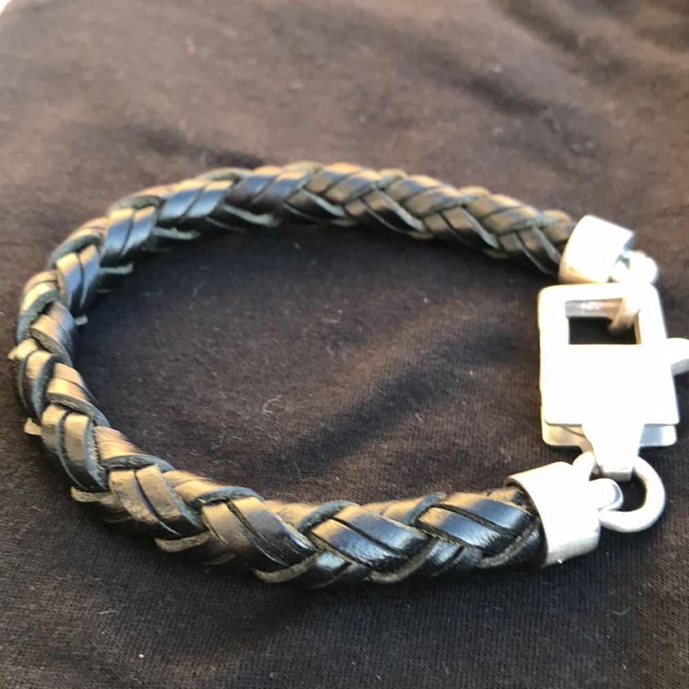 Authentic Emporio Armani Leather Bracelet